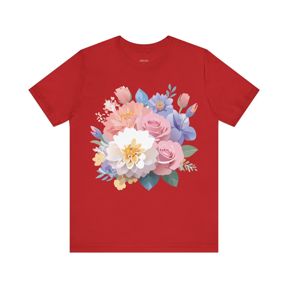 Floral Graphic Tee Shirt - Bella+Canvas Unisex 100 Cotton 29