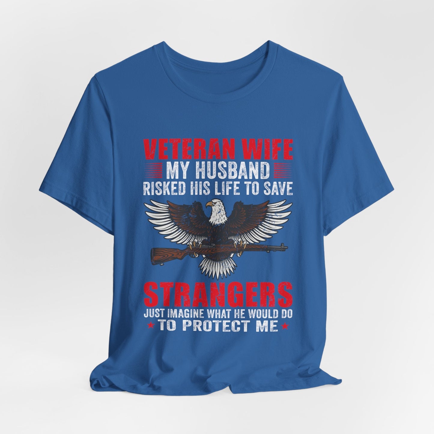 Army Veteran Patriotic Graphic Design Unisex Cotton T-Shirt v40
