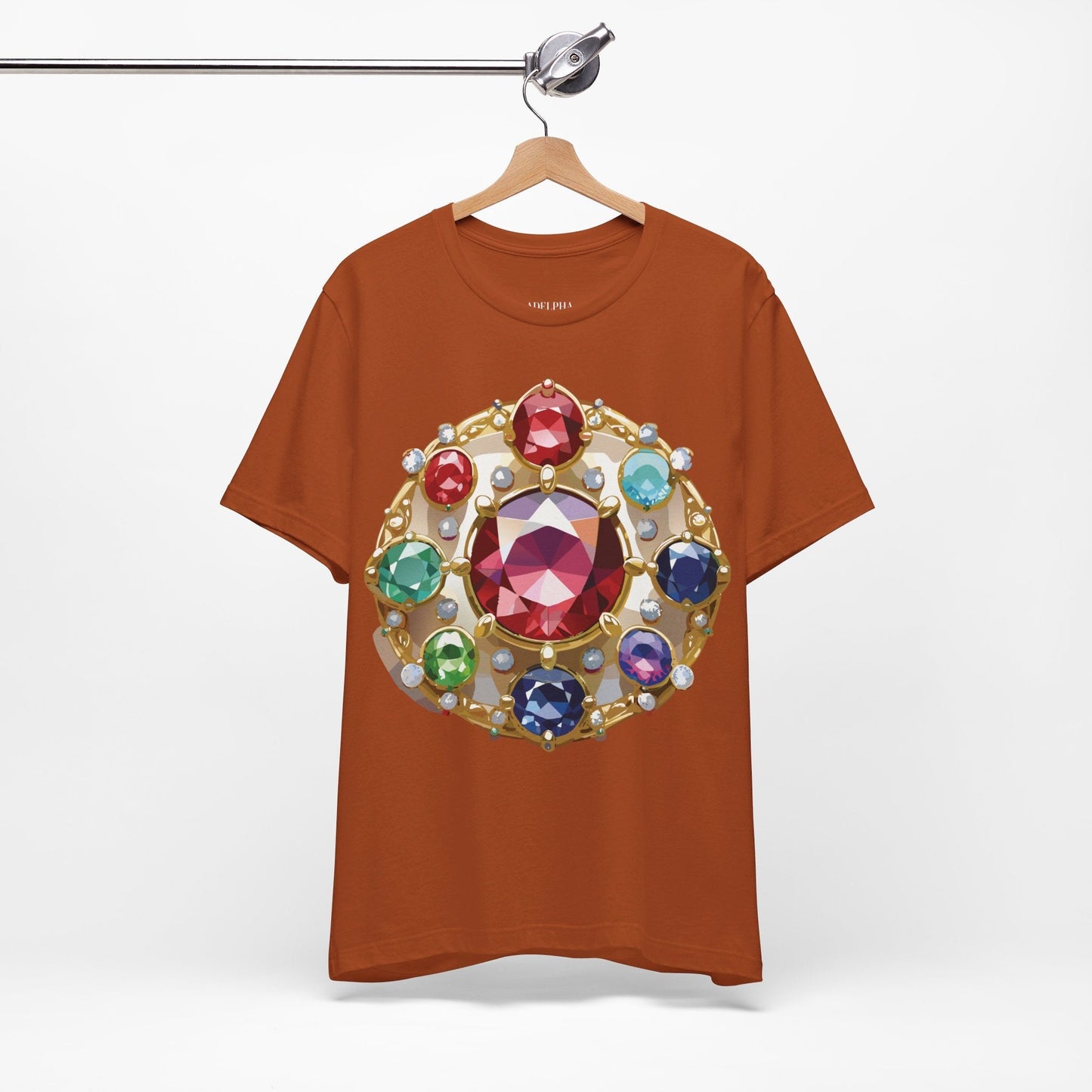 Adelpha Graphic T Shirt Unisex Vintage Artwork Tee Jewelry Design Short Sleeve Art Print