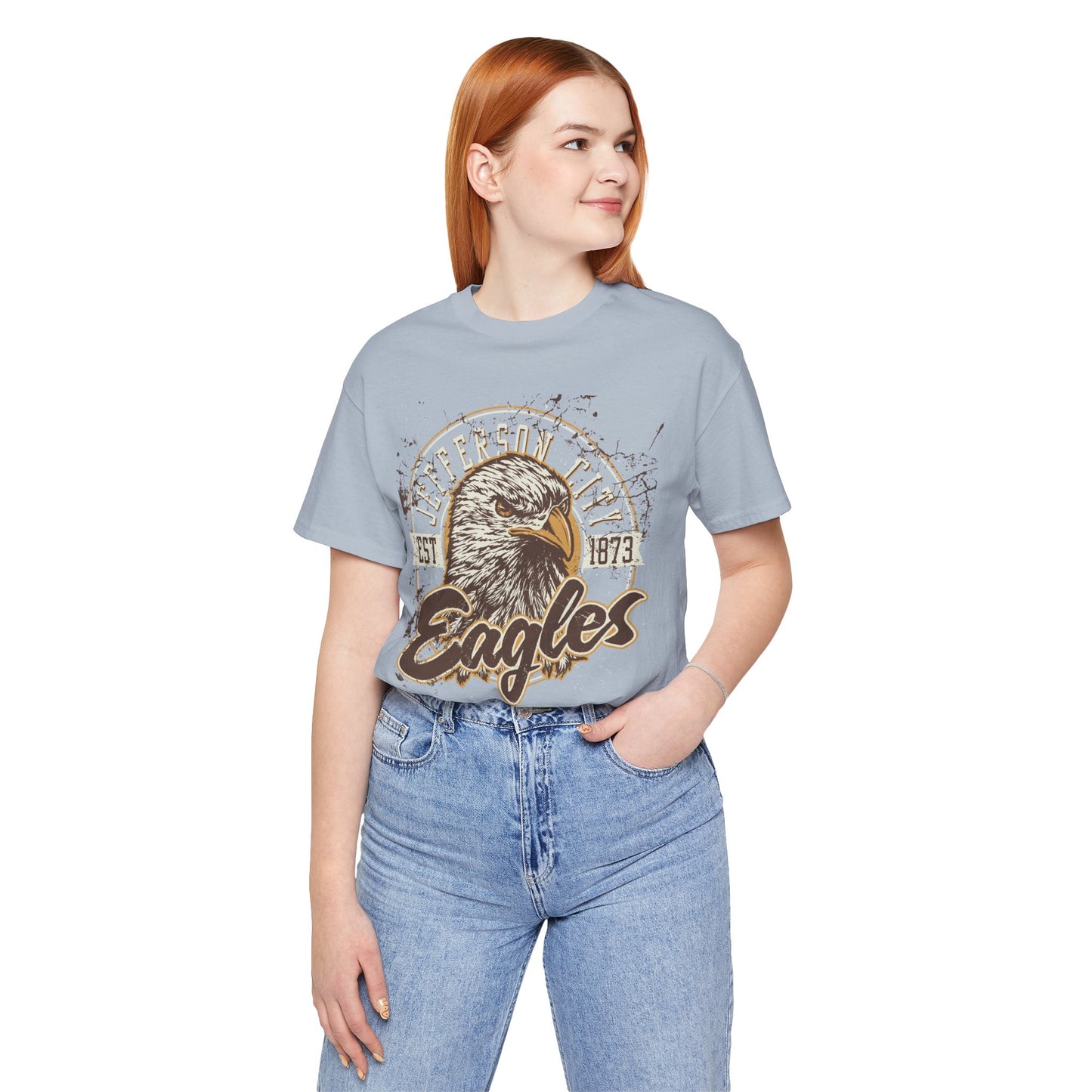 Sports Team Vintage Tee, Football Graphic T-Shirt, Eagle Graphic T-Shirt, Vintage Shirt, Design Football Tees