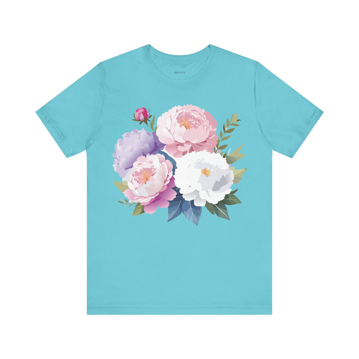 Floral Graphic Tee Shirt - Bella+Canvas Unisex 100 Cotton 37