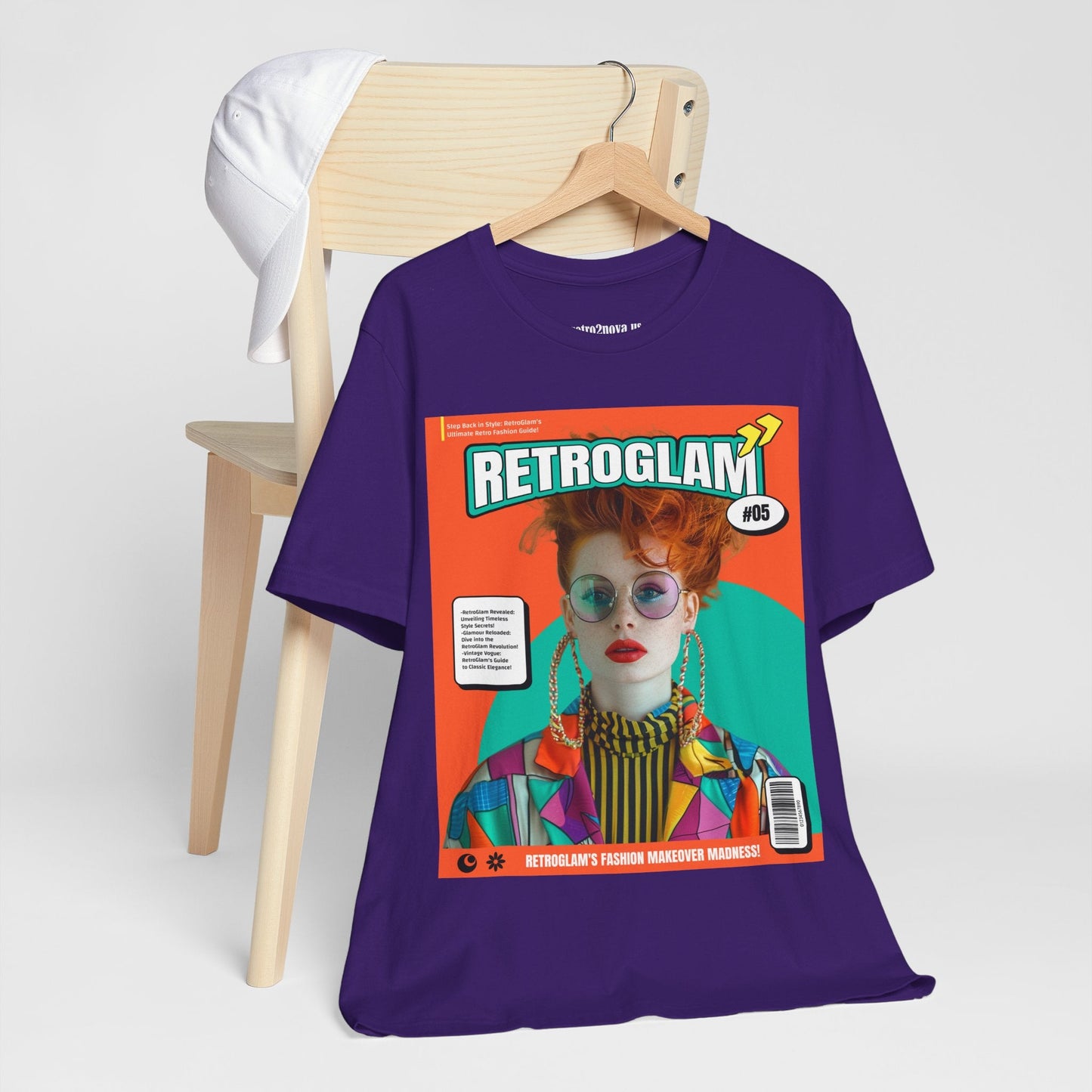 Magazine Cover Shirt Unisex Short Sleeve Tee Lightweight Breathable Fabric