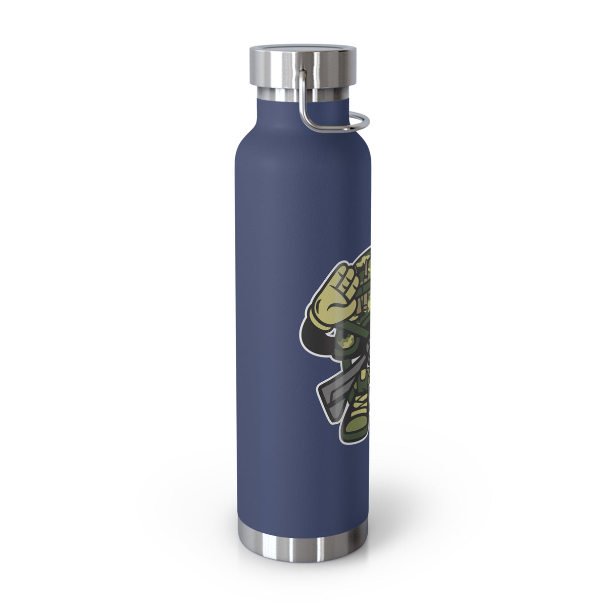 22oz Copper Insulated Water Bottle with Cartoon Design - CV53