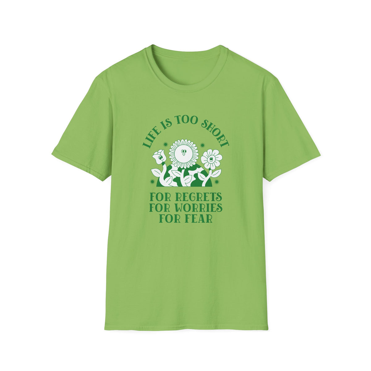 Positive Slogan Positive Words Tee with Good Quotes Graphic Tee Gildan Unisex 100 Cotton Tee Shirt p107