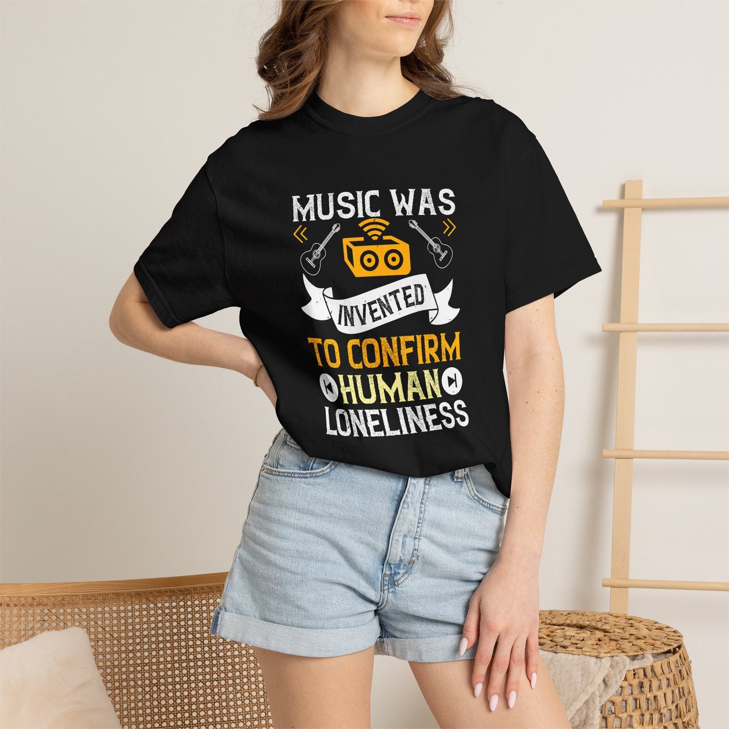 Music Graphic Design Unisex Cotton T-shirt m38