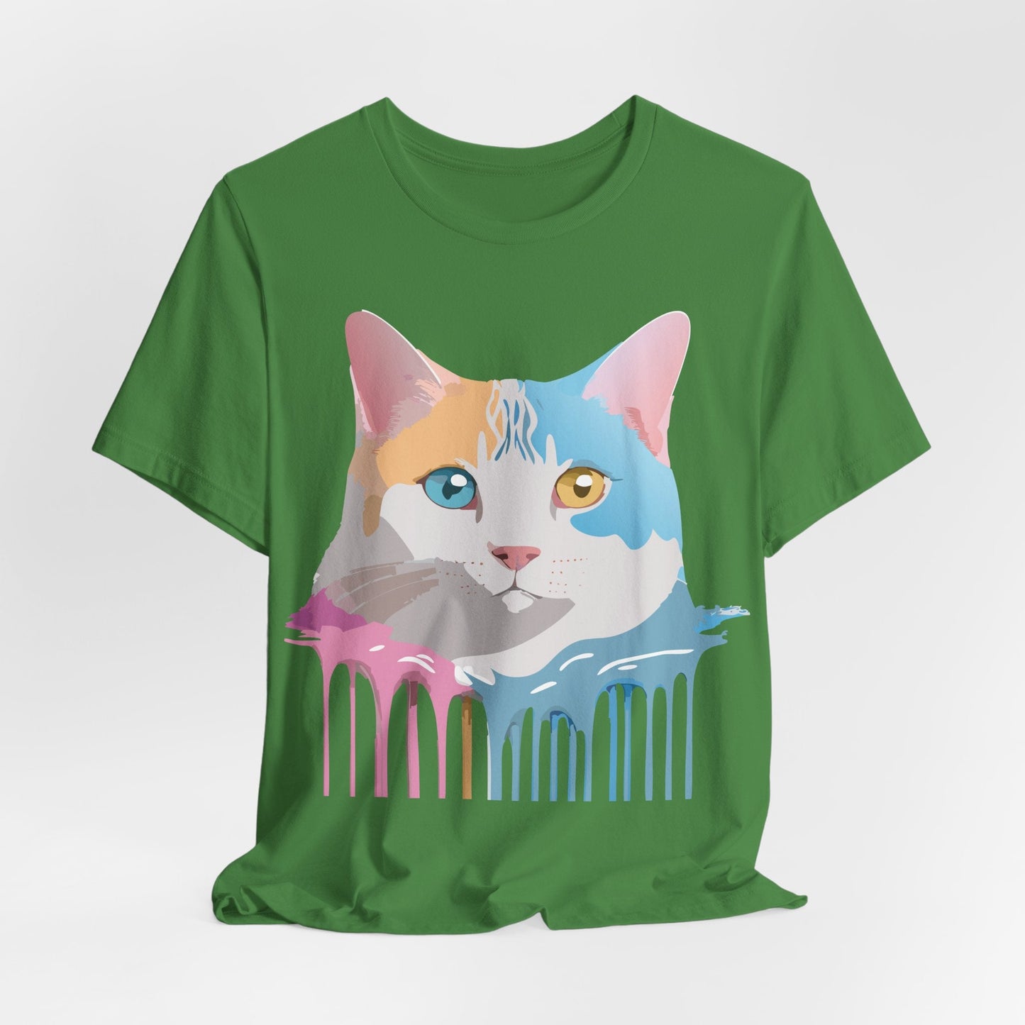Unisex Cat Shirt Graphic Tee With Vintage Adelpha Art Design