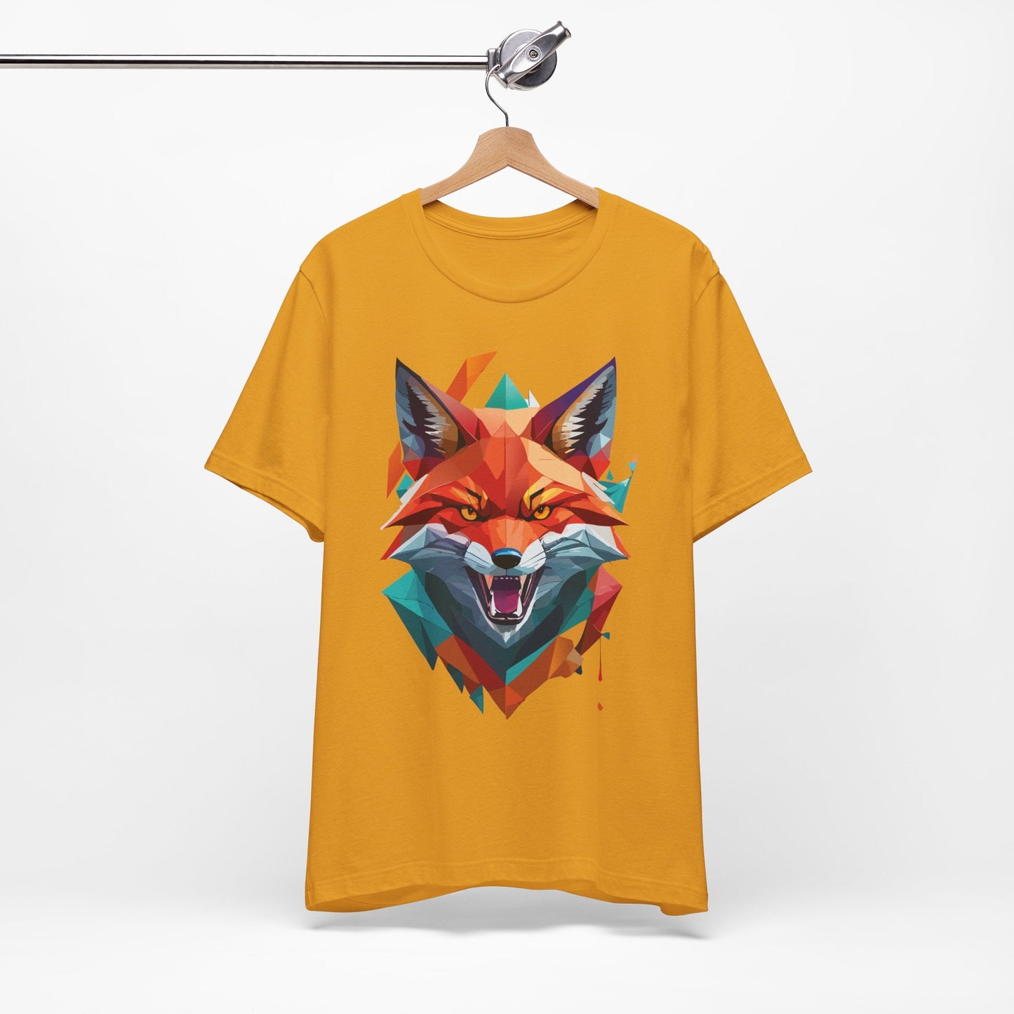 Unisex Animal Print Tee Shirt With Wild Animals Art Design For Men Women Soft Cotton