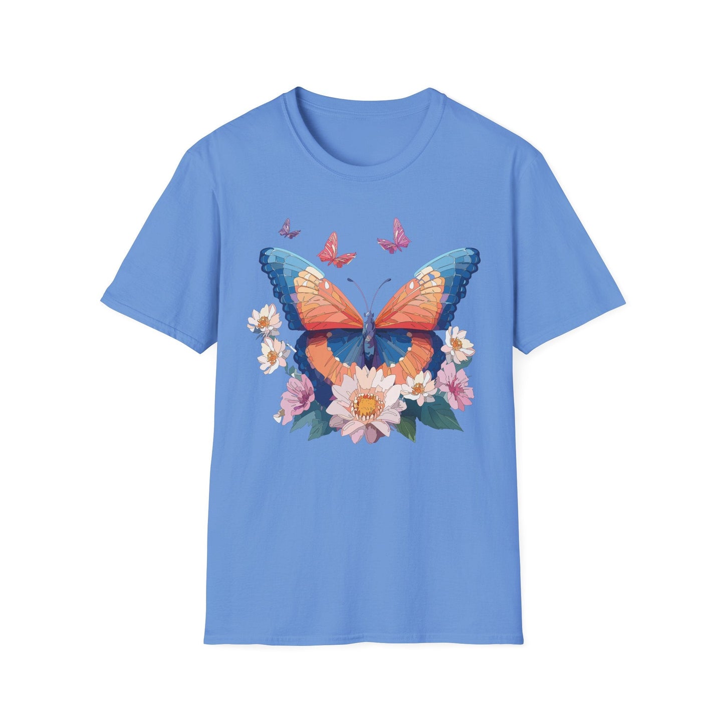 Monarch Butterfly Unisex Softstyle Tee Gildan 64000 Lightweight Breathable 100 Cotton Tee