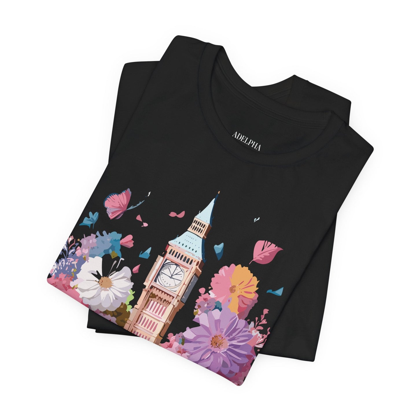 London Tourist Unisex Graphic Tee Vintage Inspired Art Jersey Short Sleeve