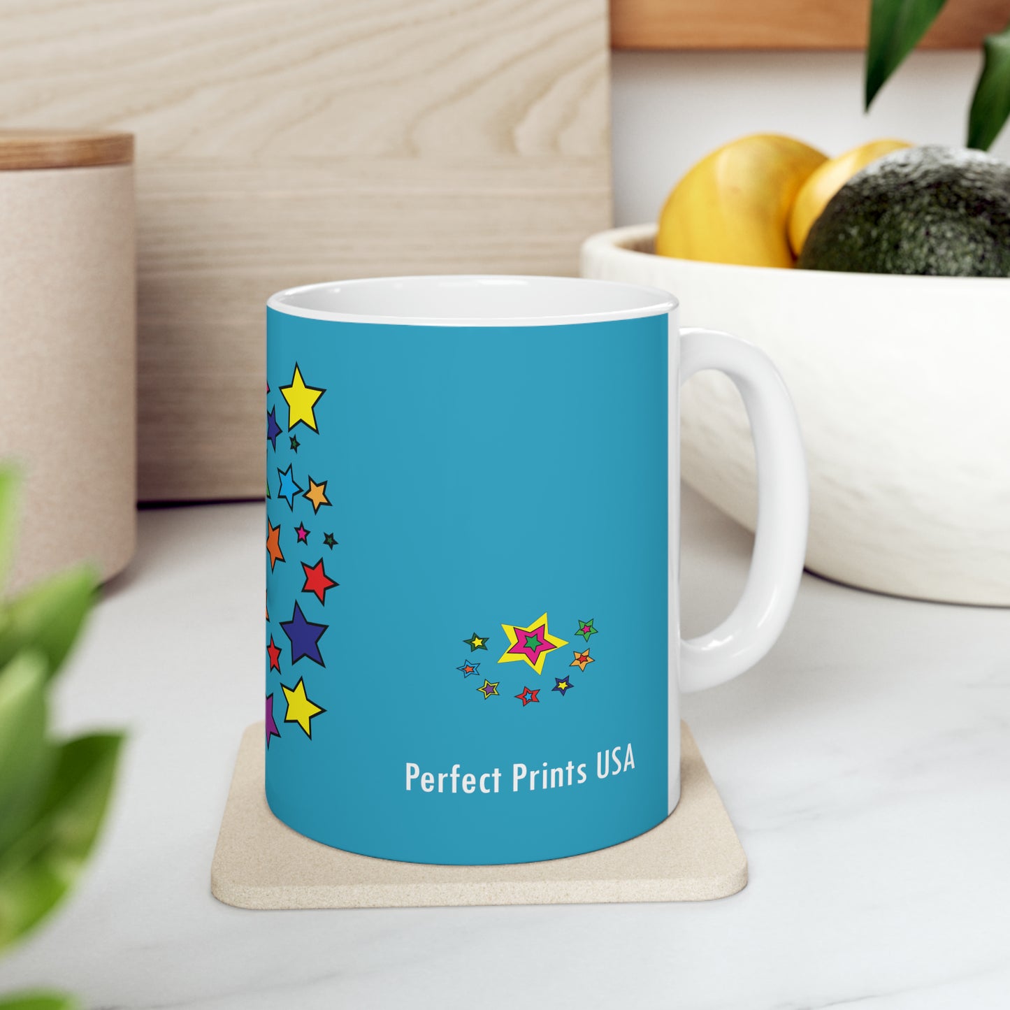 Coffee & Tea Mug with Stars print