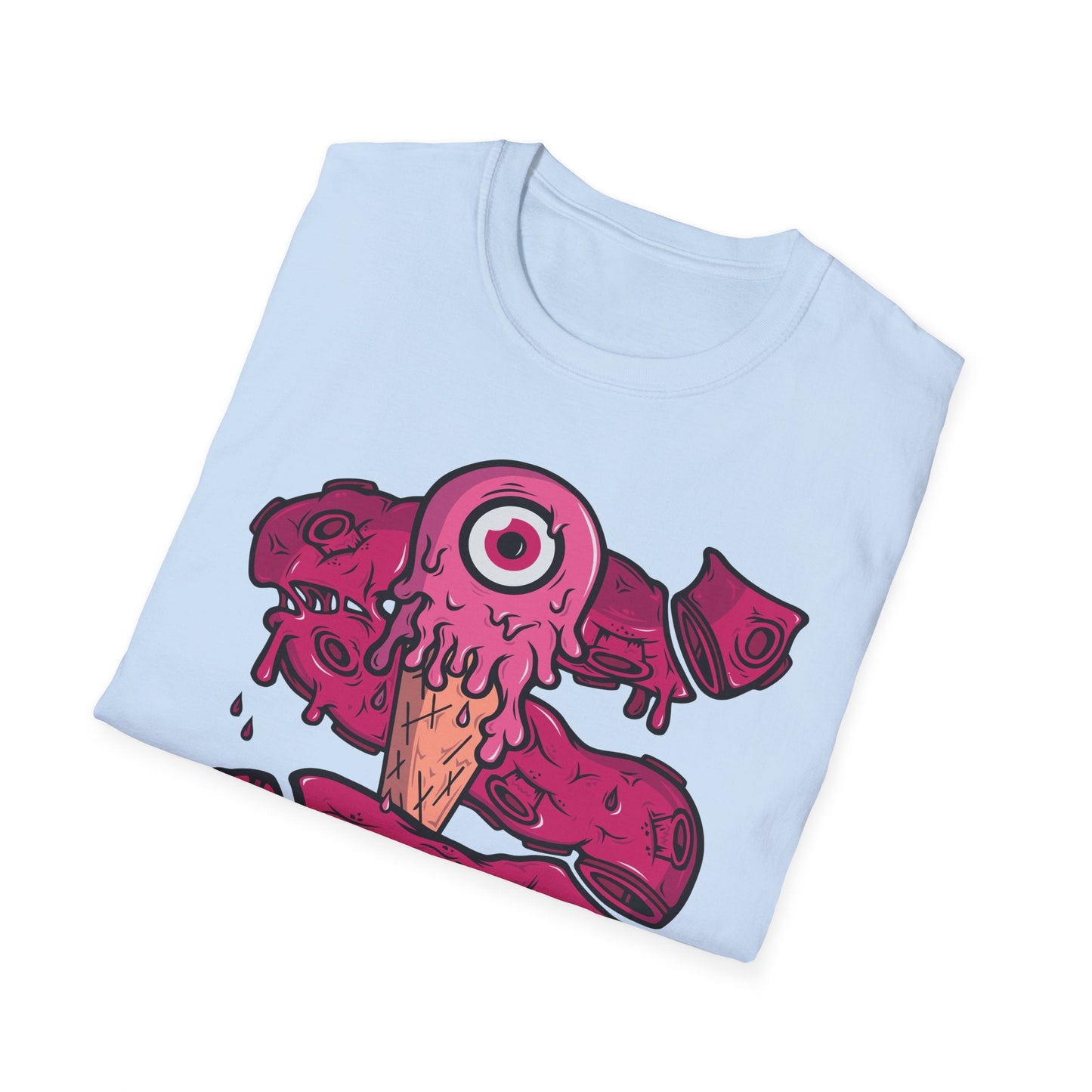 Cartoon T Shirt Animation Tee Funny Graphic Tee Unisex Gildan Softstyle Cotton 64000