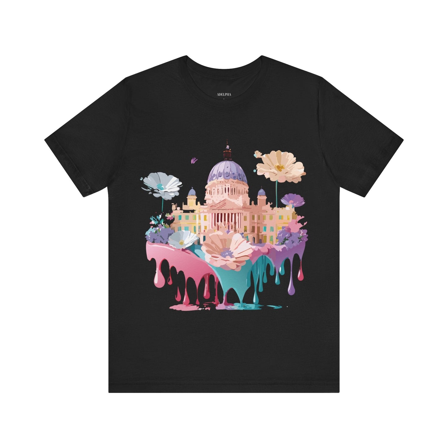 Madrid Tourist Shirt Graphic Tee Unisex Vintage Inspired Art Design Adelpha Brand
