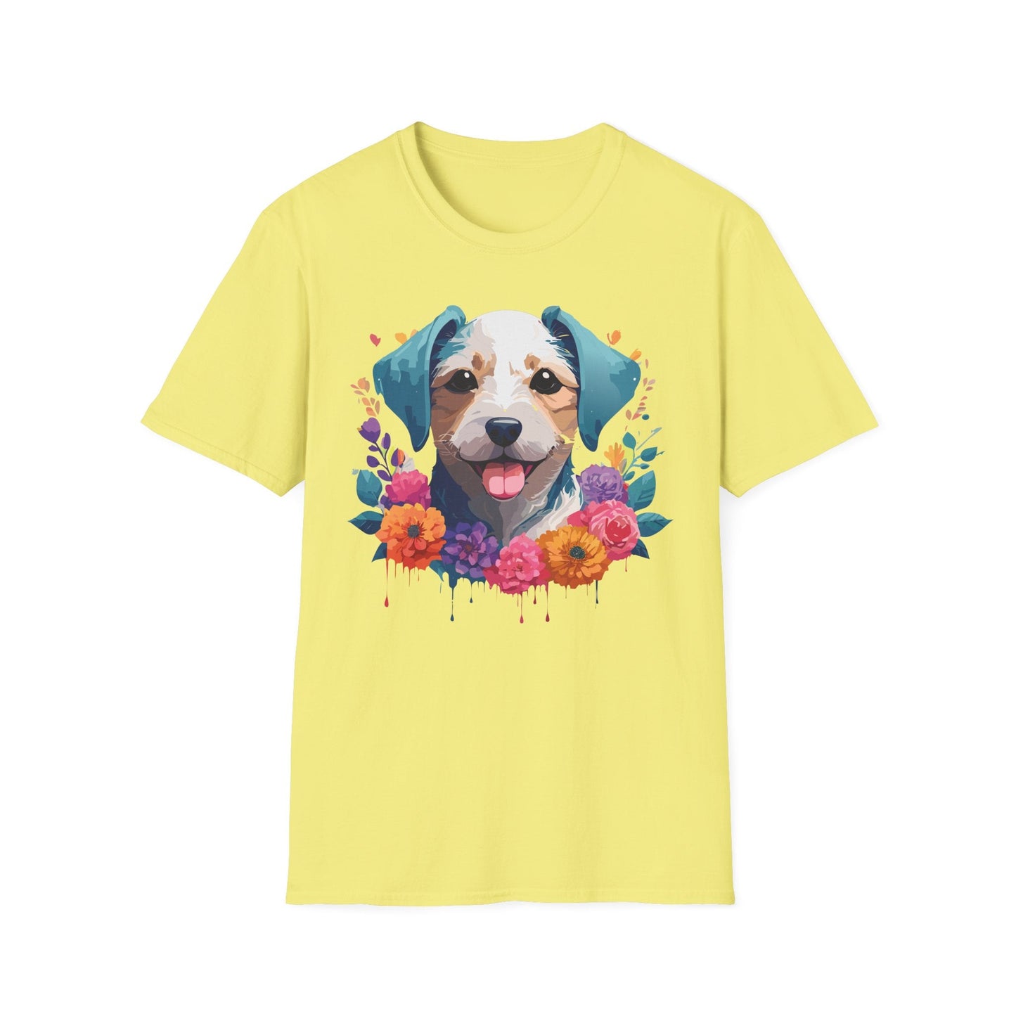 Dog Shirt Unisex Animal Tee Softstyle 64000 Gildan RingSpun Cotton