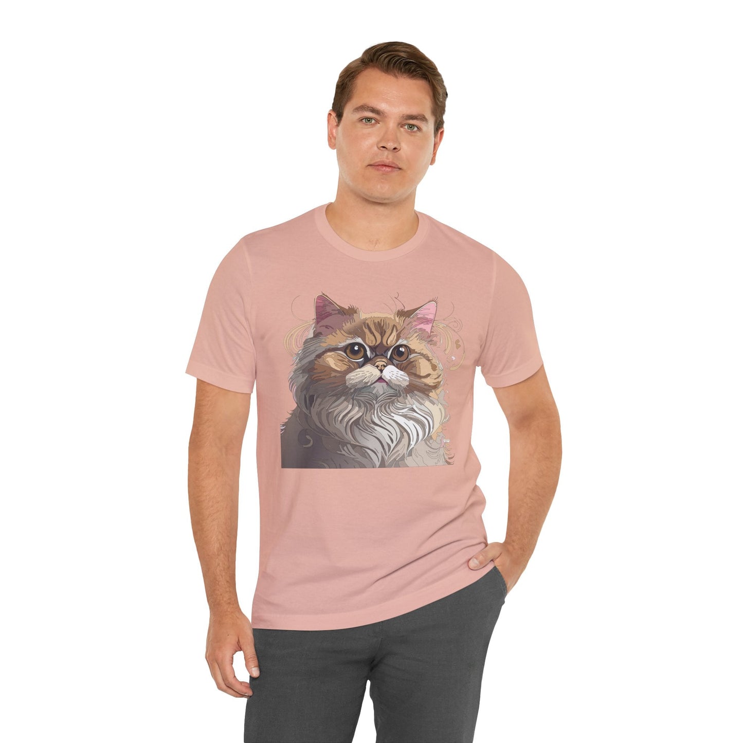 Unisex Animal Shirt With Animals Art Design Tee Short Sleeve Wildlife Print Tee Collection