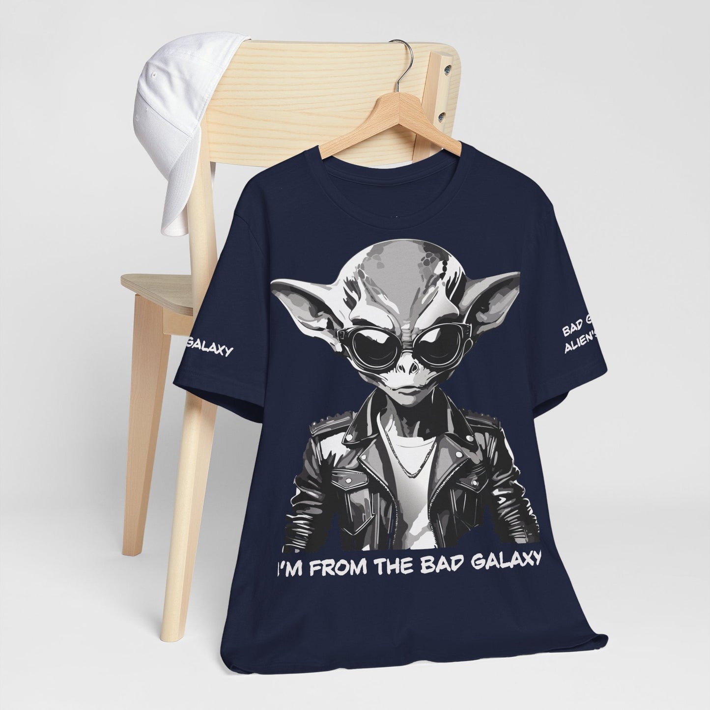 Tee Shirt With Alien From Bad Galaxy 100 Percent Cotton Made In USA Free Shipping