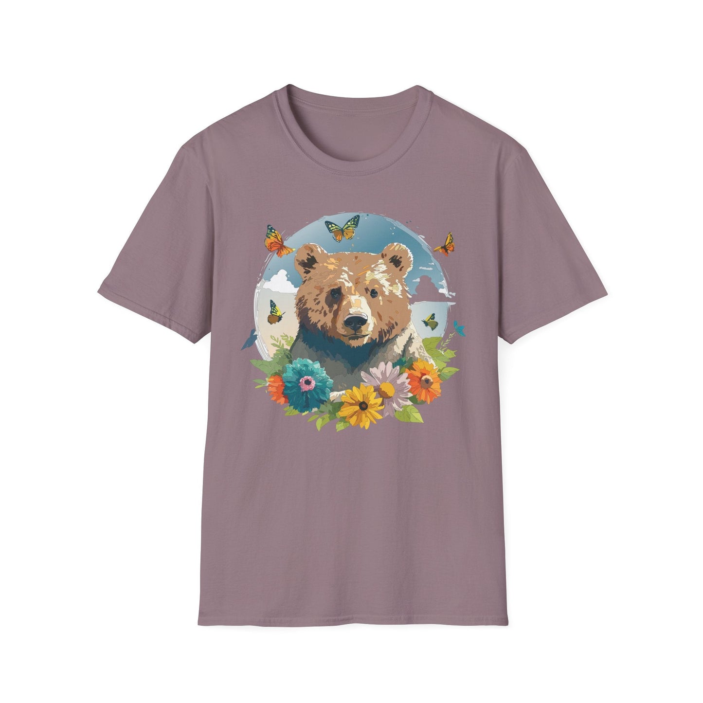 Bear T Shirt Unisex Teddy Bear Tee Softstyle 64000 Ring Spun Cotton Tee Lightweight Breathable
