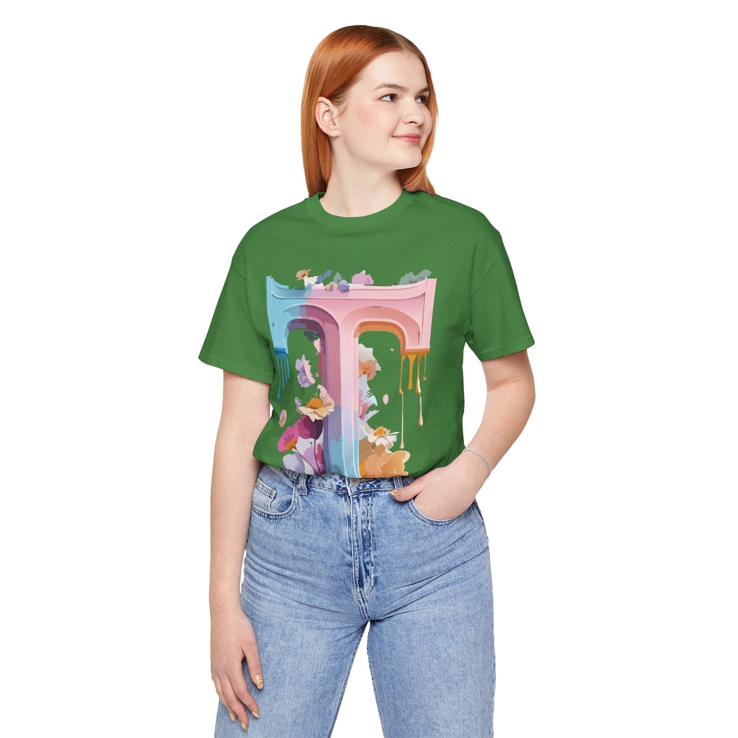 Unisex Graphic Letter T Shirt by Adelpha Vintage Inspired Art Tee Short Sleeve Premium