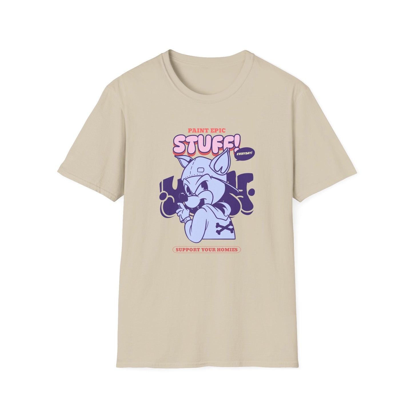 Funny Animals Shirts Unisex Graphic Tee Soft Cotton Gildan Softstyle 64000 Comfortable Everyday Wear