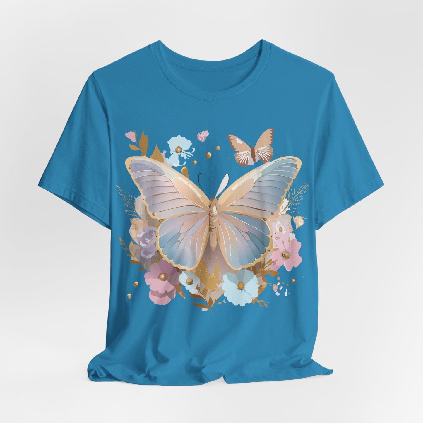 Butterfly Graphic T Shirt Unisex Vintage Artwork Tee By Adelpha