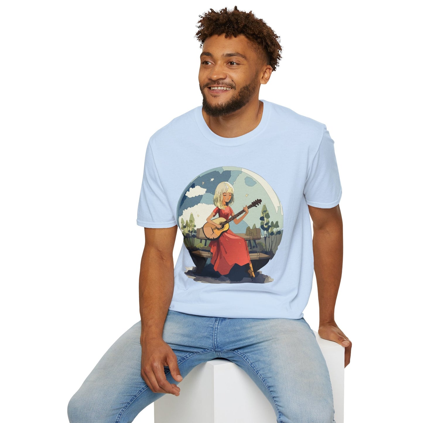 Womens Graphic T Shirts Art Design Shirt Unisex Softstyle Cotton Tee Quality Comfort Everyday Style