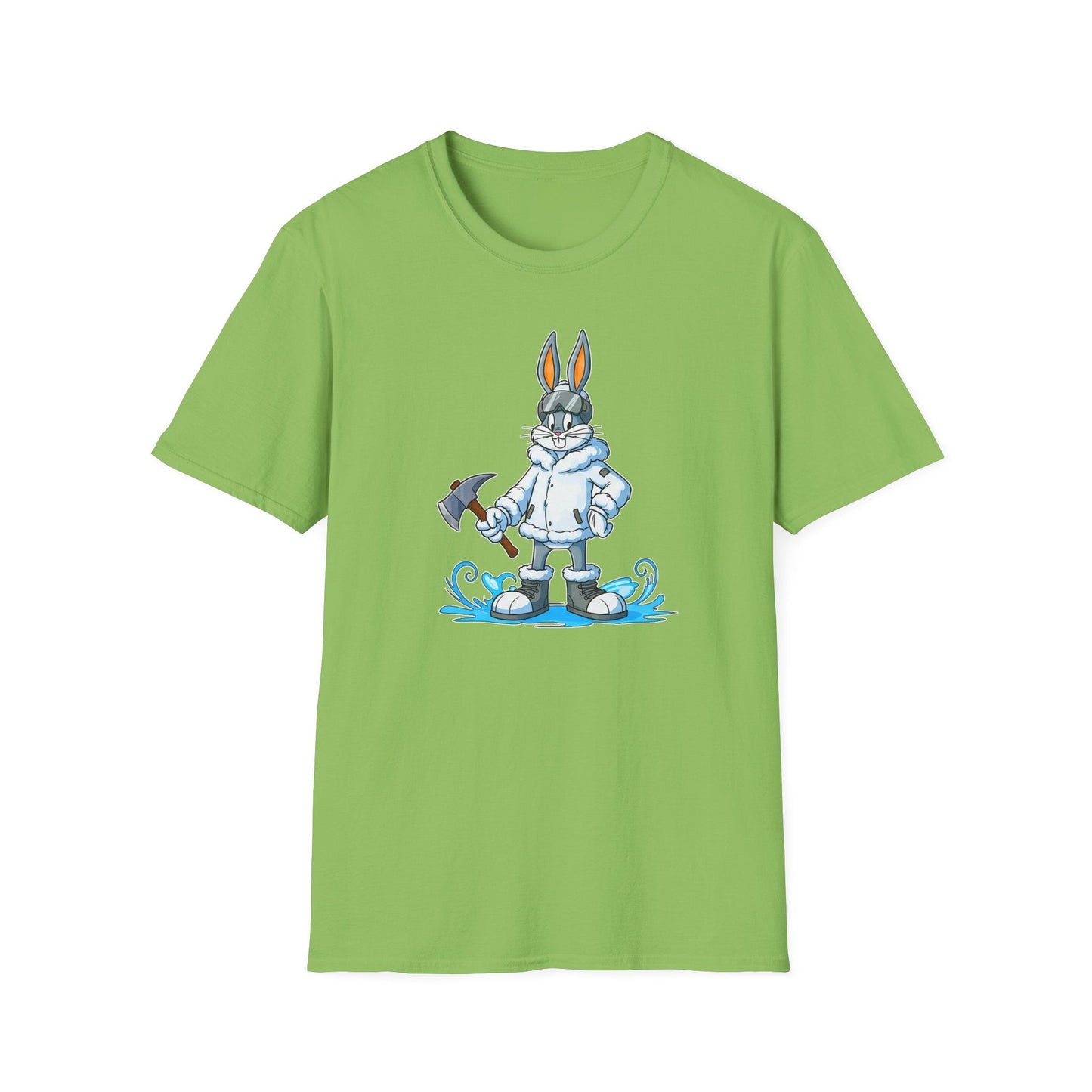 Bugs Bunny T Shirt Unisex Cartoon Animation Graphic Tee Softstyle Short Sleeve By Gildan 64000