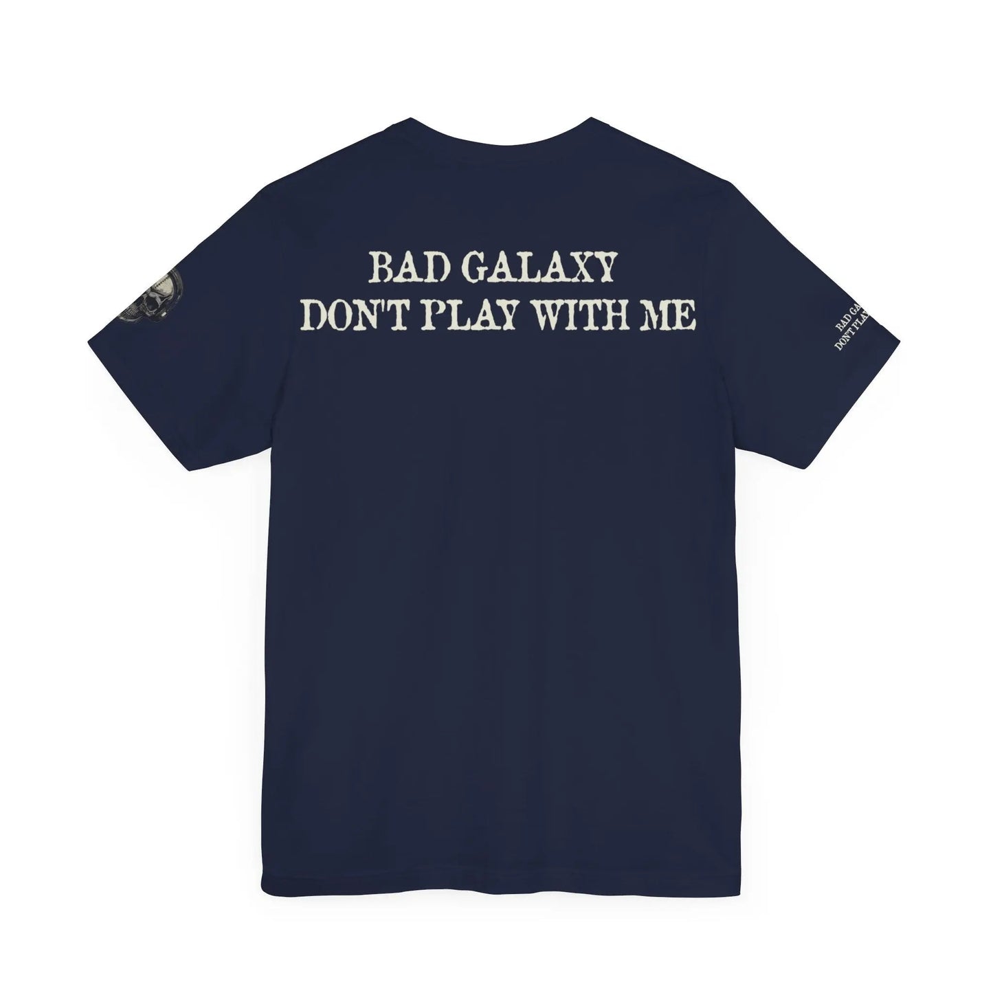 Skull T Shirt From Bad Galaxy 100 Percent Cotton Eco Friendly Made In USA With Durable Stitching