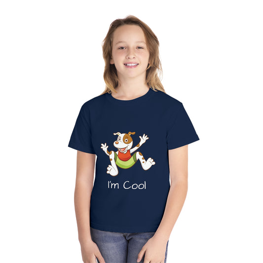 Youth Tee Shirt with Cool Dog