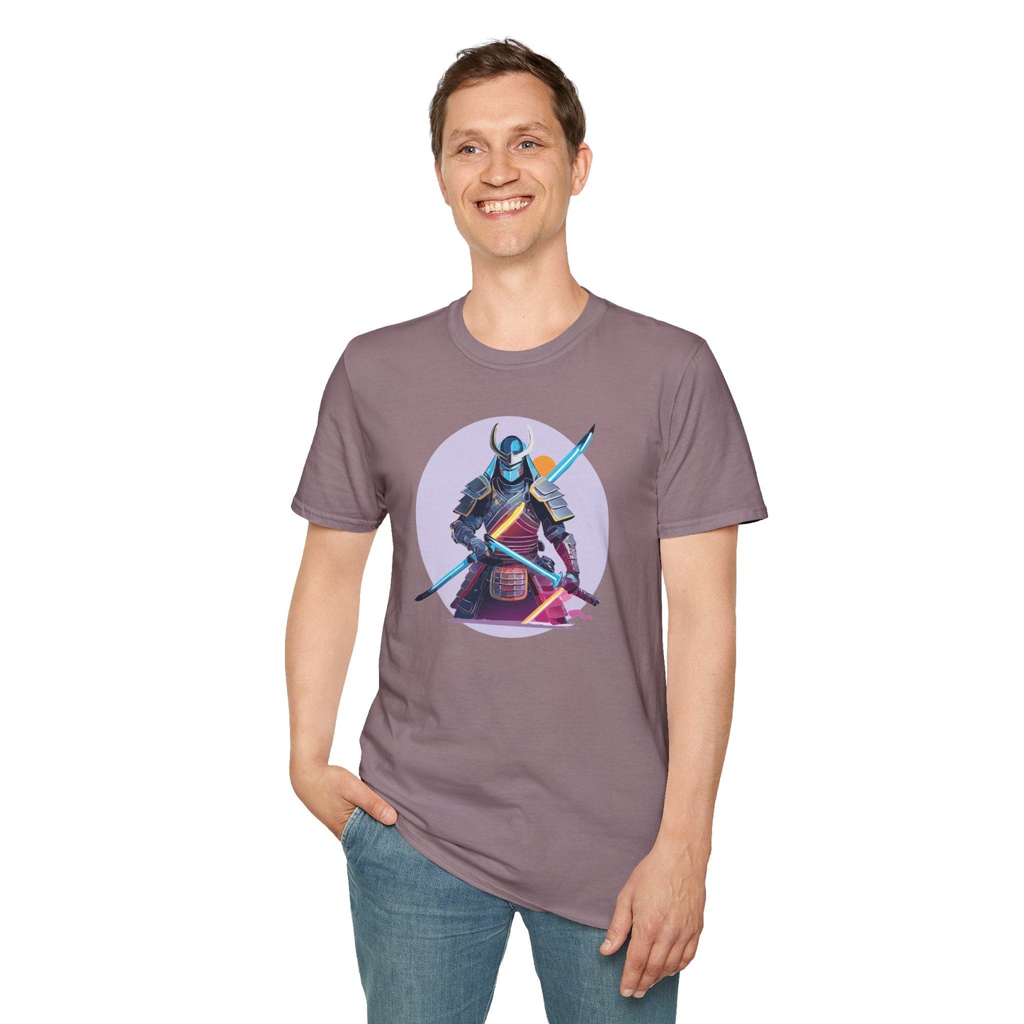 Samurai Shirt Unisex Gildan Softstyle Tee 100 Percent Cotton Lightweight Comfort