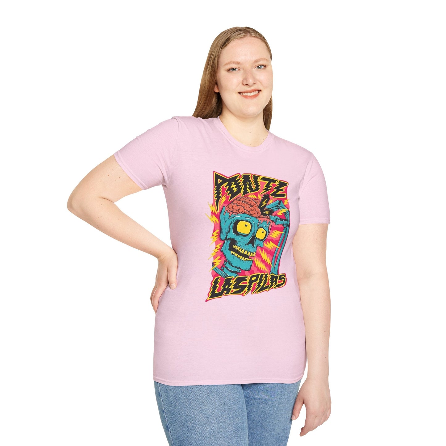 Skull Tee Shirt Unisex Skeleton Shirt Gildan Softstyle 64000 100 Percent Ring Spun Cotton