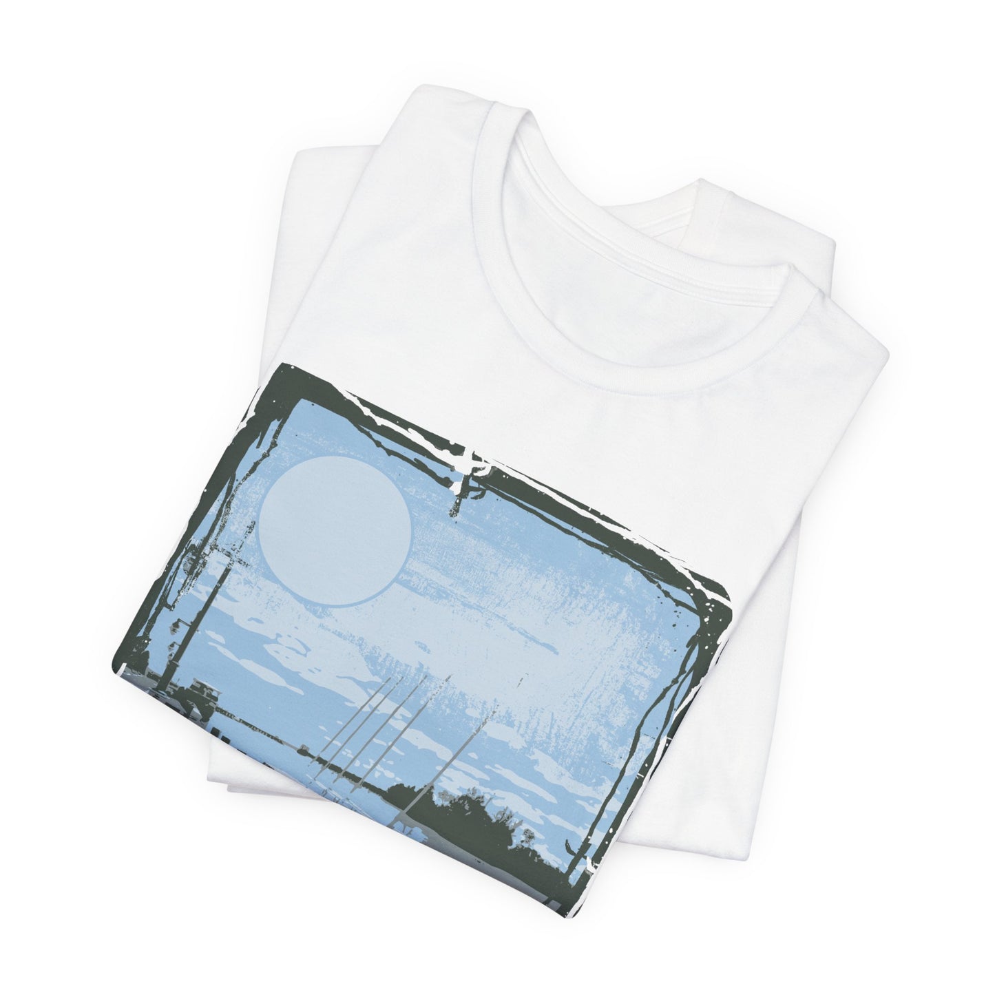 Yacht Club Retro Poster Graphic Design Tee, Yacht Club Shirt, Vintage Tees, Art Design T-Shirt, Graphic Tee, Retro Art Shirts