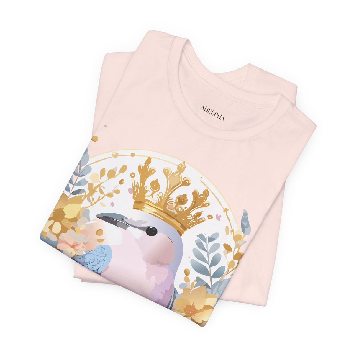Medallion Graphic Unisex Cotton Bella+Canvas Tee with Art Design d49