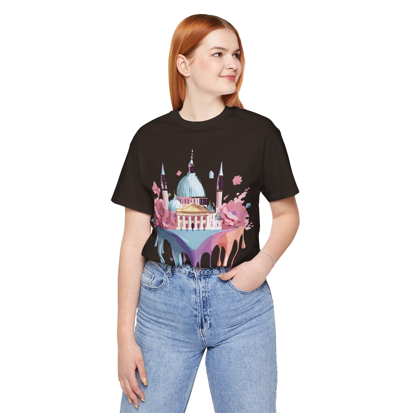 Venice Tourist Shirt Unisex Graphic Tee With Vintage Inspired Adelpha Artwork For Everyday Wear