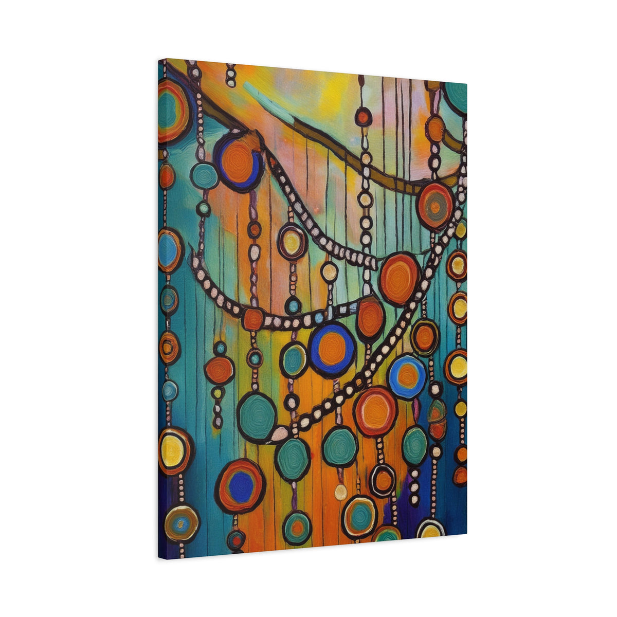 Abstract Oil Painting Print Canvas 20x24,20x30,24x30 24x32,24x36,30x40 32x48,36x48,40x60 Pine-Wood Inner Frame ABS-100
