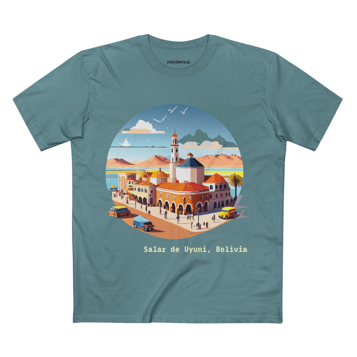 Salar de Uyuni Bolivia landscape T-Shirt | Salt Flats travel tee