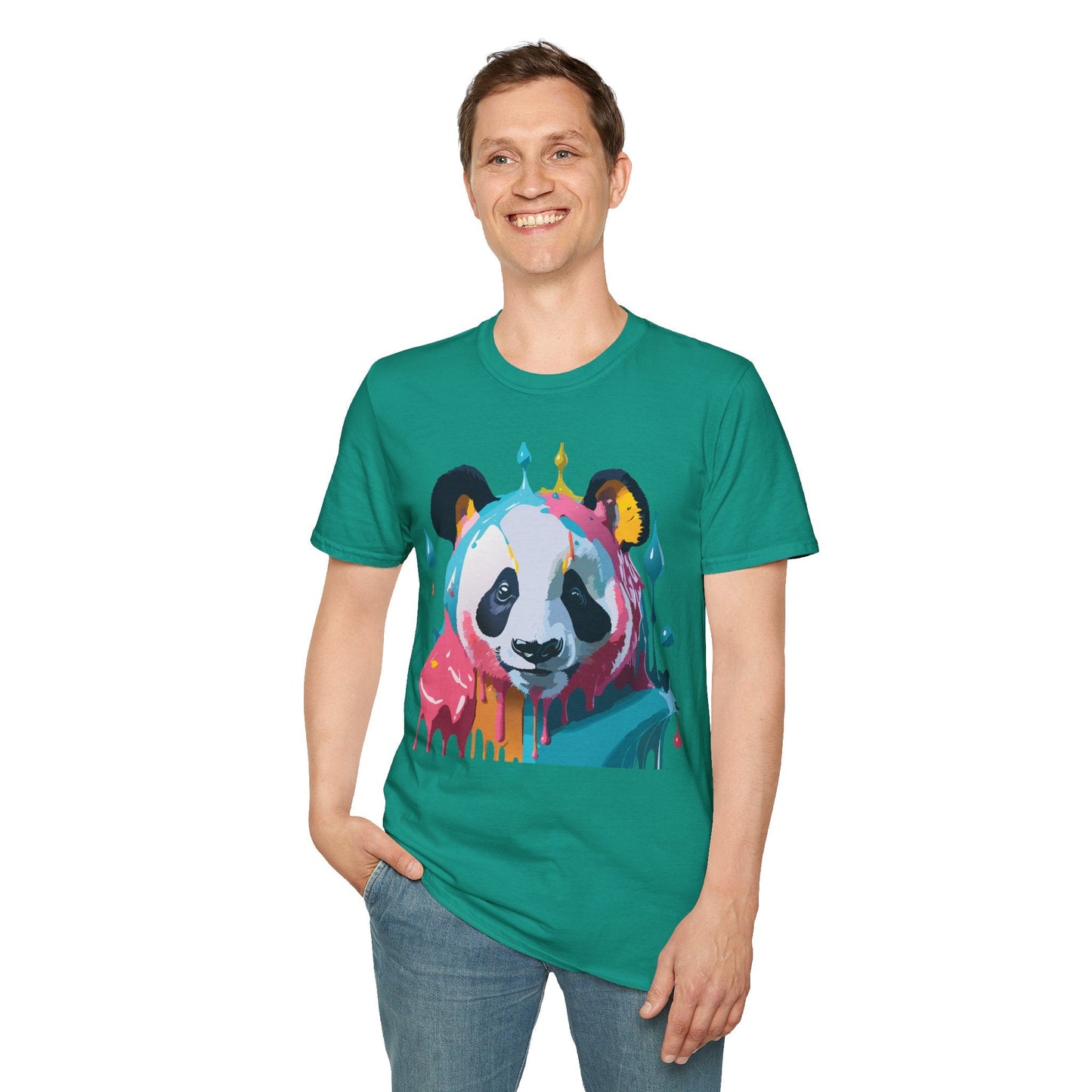Panda Shirt Unisex T Shirt Panda Lover Gift Gildan Softstyle Tee 100 Percent Cotton