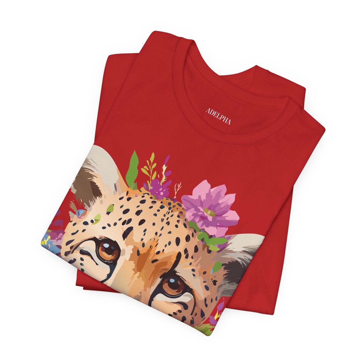 Cheetah Graphic Unisex 100 Cotton Artwork Tee 2