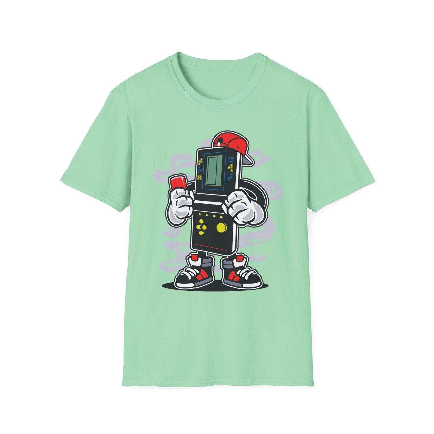 Cartoon T Shirt Animation Funny Unisex Softstyle 100 Percent Ring Spun Cotton Tee