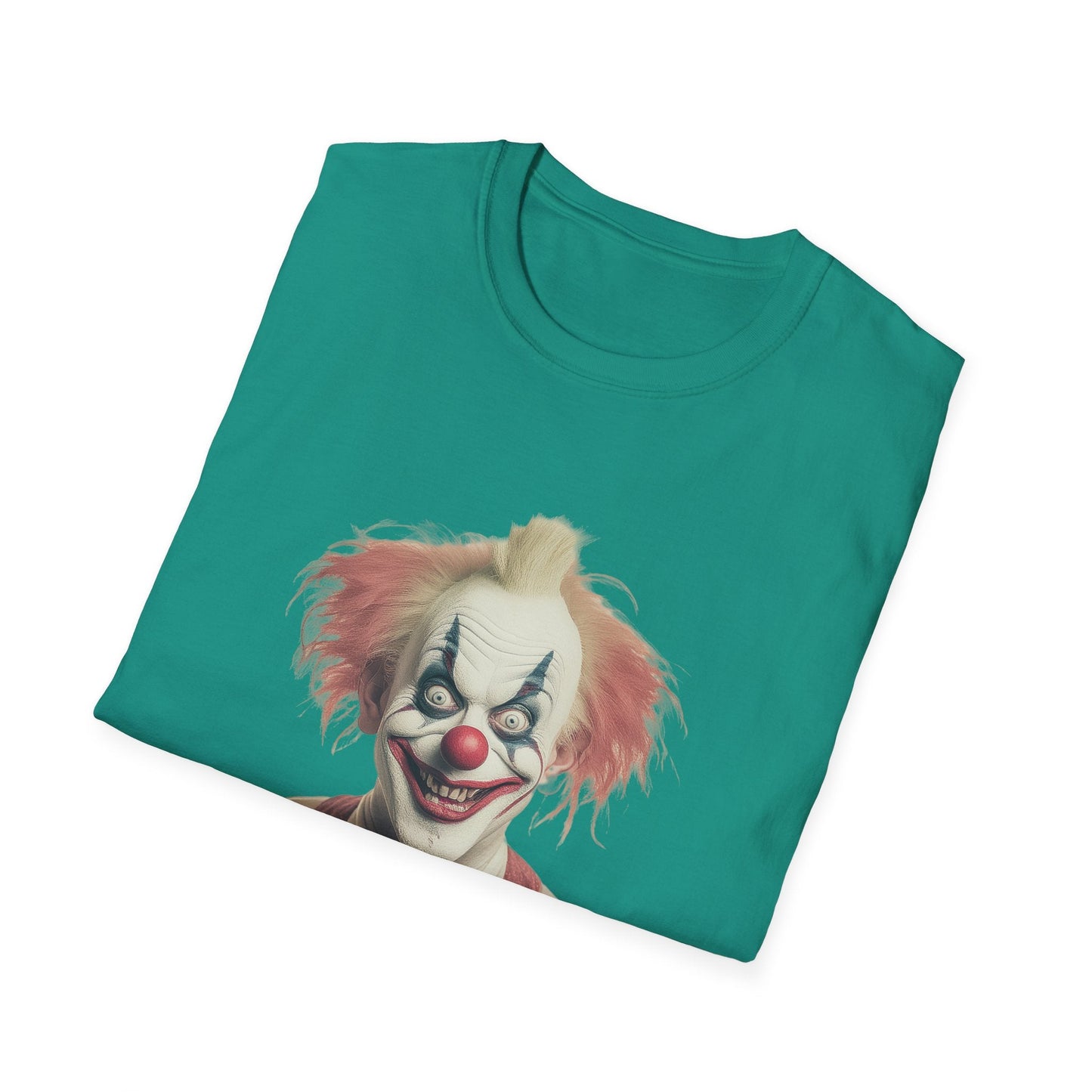 Clown Shirt Circus Tee Gildan Softstyle 64000 One Hundred Percent Ring Spun Cotton Lightweight