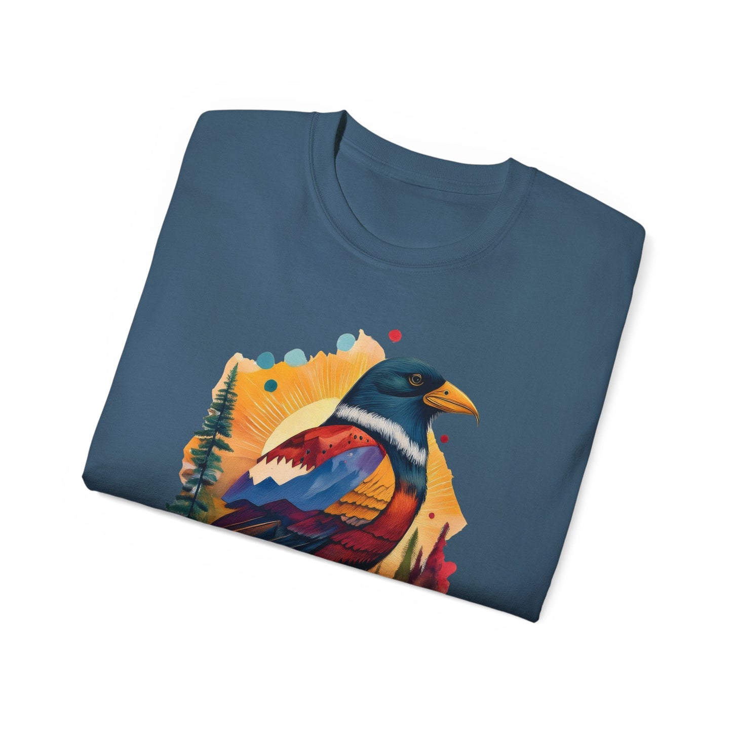 Colorado Bird Graphic Unisex Cotton T‑Shirt 3