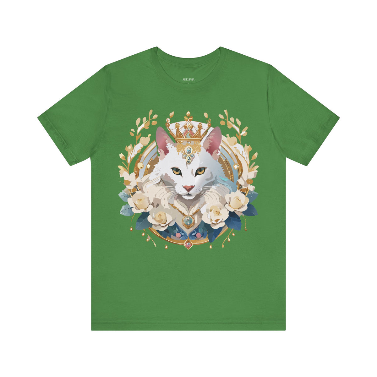 Medallion Graphic Unisex Cotton Bella+Canvas Tee with Floral Art Design m66