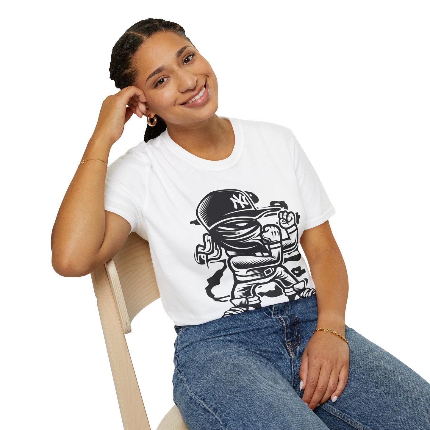 Cartoon T Shirt Animation T Shirt Funny Tee Shirt Unisex Softstyle Cotton Tee Gildan 64000