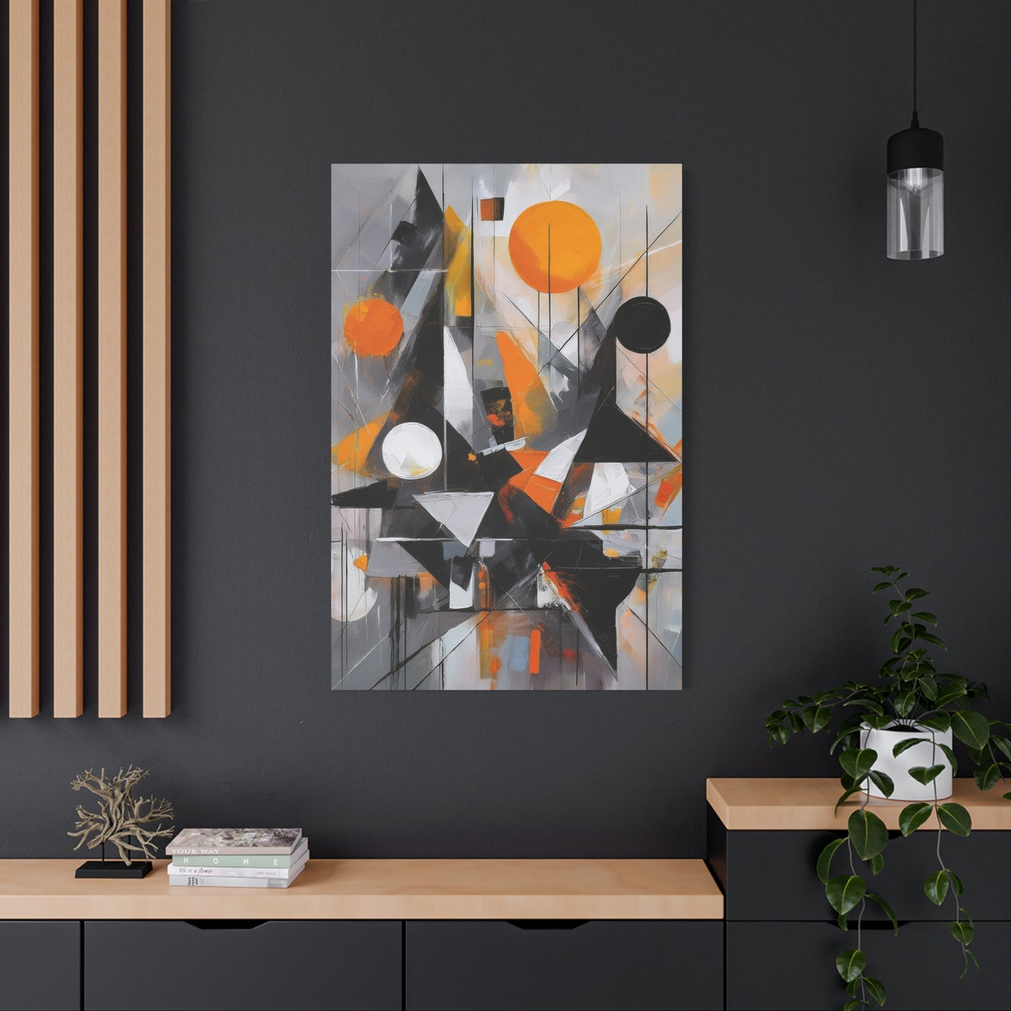 Abstract Oil Painting Print Canvas 20x24,20x30,24x30 24x32,24x36,30x40 32x48,36x48,40x60 Pine-Wood Inner Frame ABS-198