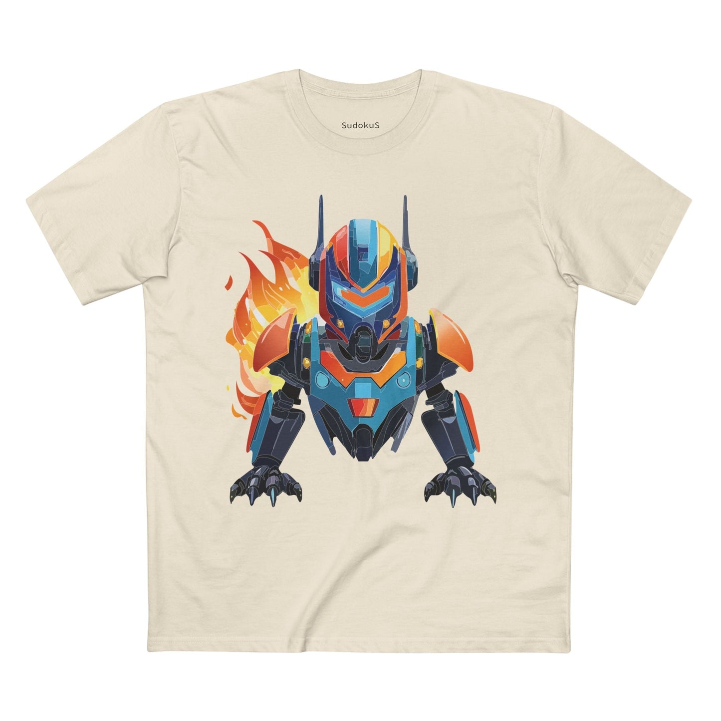Cyborg Robot Graphic Unisex 100 Cotton Staple Tee 11