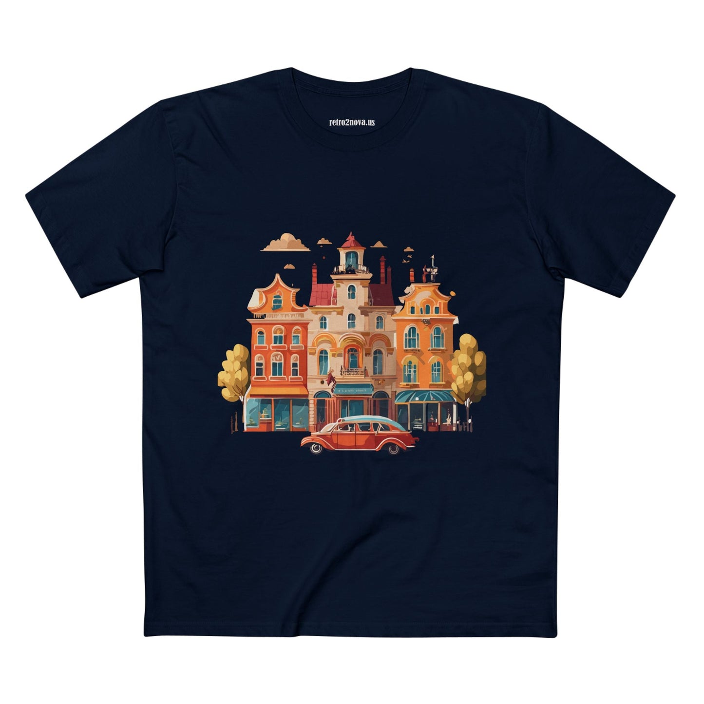 Retro Car Shirts Vintage Car Shirts RC22 Unisex Premium Cotton Tee With Original Art Design