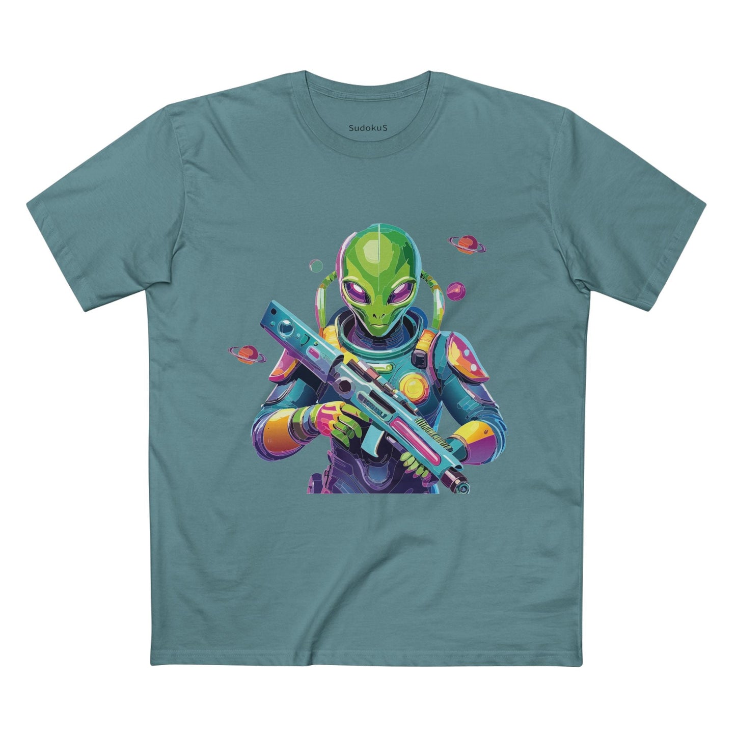 Aliens Graphic Unisex 100 Cotton Staple Tee 58