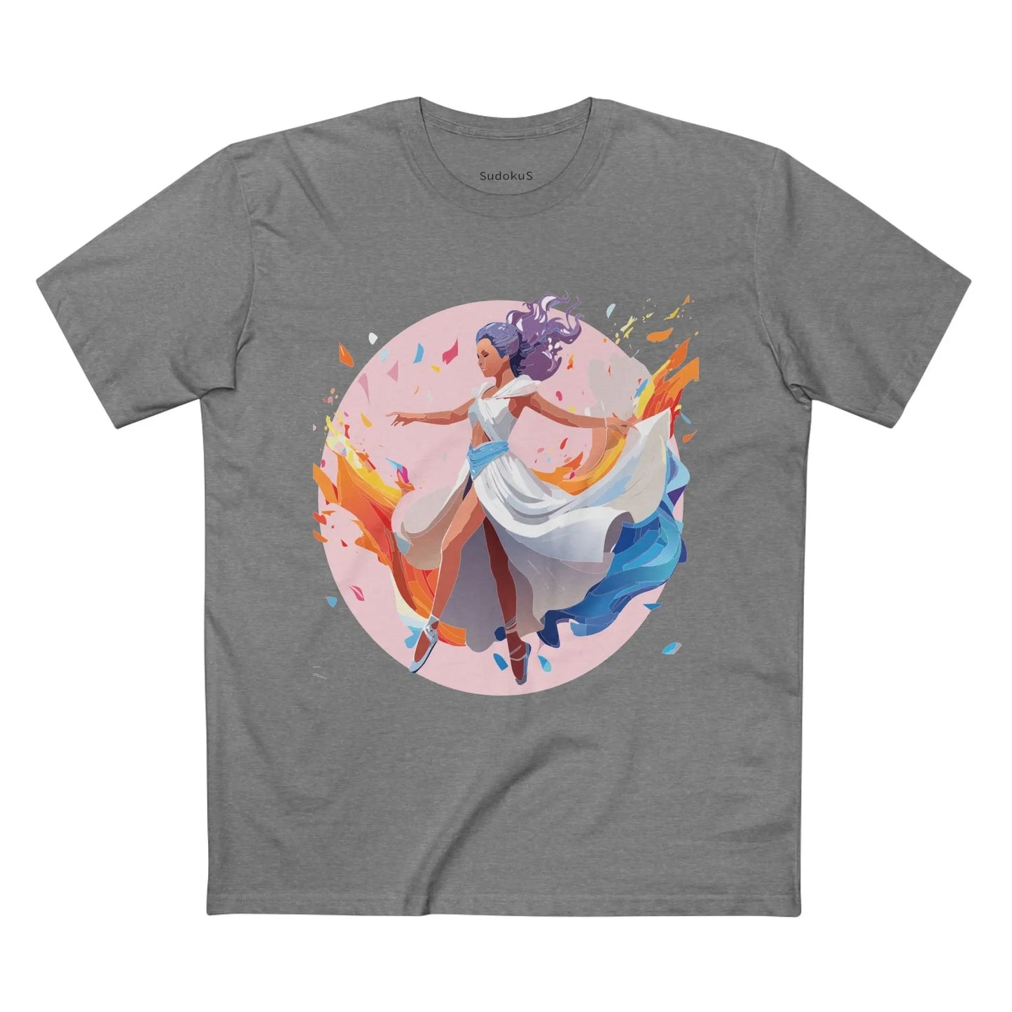 Dancer Graphic Unisex 100 Cotton Staple Tee 9