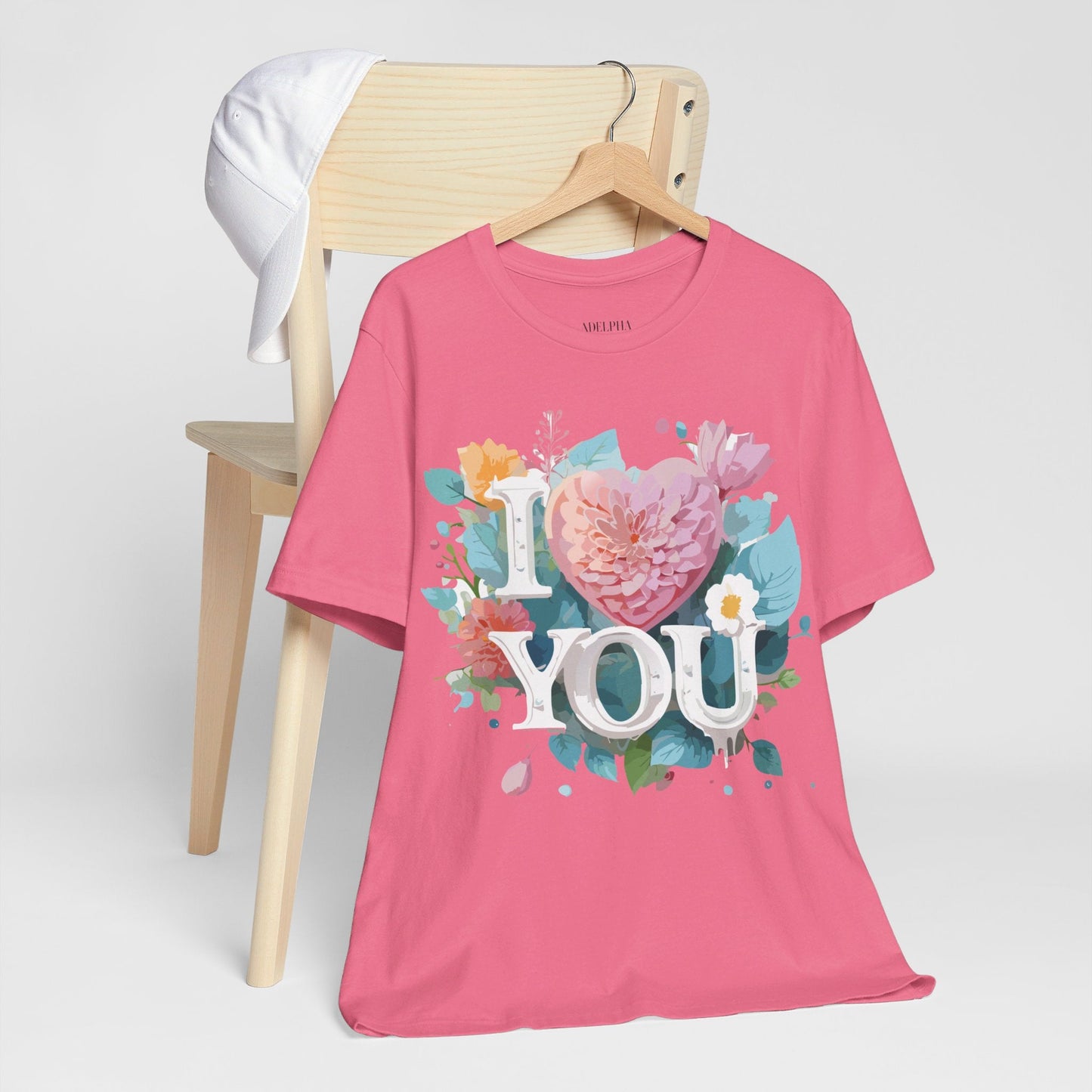 Valentine Graphic T Shirt Unisex Jersey Short Sleeve Tee With Adelpha Artwork Design