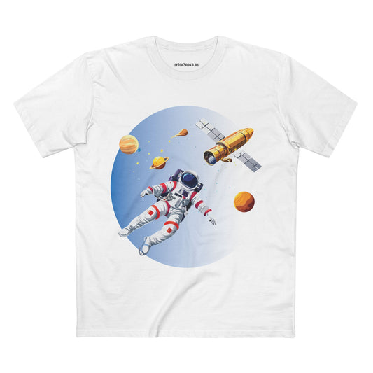 Cosmos Astronaut Graphic Tee Staple Unisex 100 Cotton Tee Shirt - CS-20