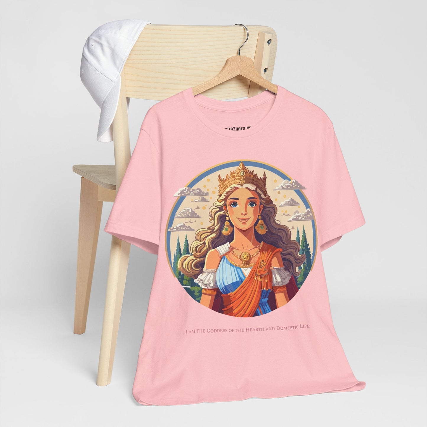 Goddess Shirt Graphic Cotton T Shirt Unisex Short Sleeve Original Art By Retro2Nova