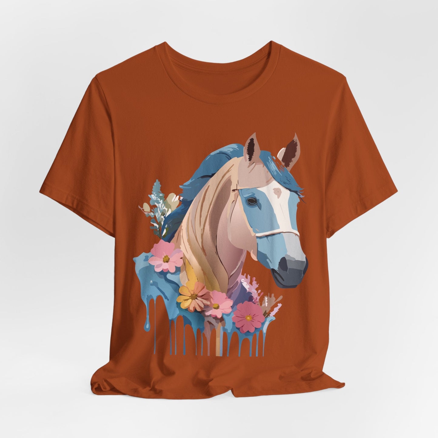 Horse Graphic Unisex 100 Cotton Vintage Animal Art T-Shirt 12